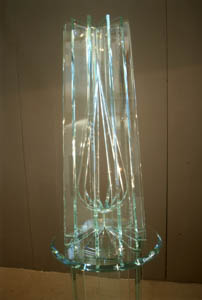 Senza titolo - 2012     vetro h. cm 50